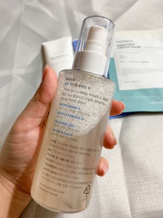 화이트리 비움 약산성 클렌징젤 ,마일드 필링젤 세트 — 5점을 준 리뷰어가 2021년 2월 올린 사용 사진