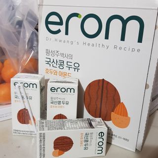 이롬 erom 황성주박사의 국산콩 두유 호두와 아몬드 — 5점을 준 리뷰어가 2020년 12월 올린 사용 사진