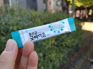 프리마인 유산균 국가지정연구소 선정, 살아있는 생유산균 200억 마리의 힘. 유산균n굿바이옴플러스 — 5점을 준 리뷰어가 2021년 10월 올린 사용 사진