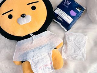 프리 [템포] 패드 내추럴순면 입는 오버나이트 5P * 2개 — 5점을 준 리뷰어가 2024년 4월 올린 사용 사진