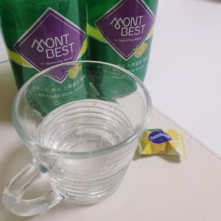 몽베스트 Montbest with Sparkling water Lemon OR Lime 20병(랜덤) — 5점을 준 리뷰어가 2023년 1월 올린 사용 사진
