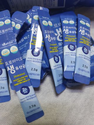 서울약사신협_프로바이오 생유산균 2.5g 160포 — 5점을 준 리뷰어가 2021년 7월 올린 사용 사진