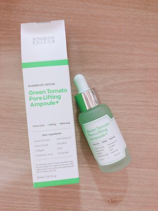 성분에디터 그린토마토 포어 리프팅 앰플 플러스 — 5점을 준 리뷰어가 2021년 6월 올린 사용 사진