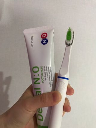 프리마인 유해균 뿐만 아니라 유익균까지 씻어내는 치약은 그만, 건강한 구강환경을 만드는 덴탈엔오 — 5점을 준 리뷰어가 2022년 11월 올린 사용 사진