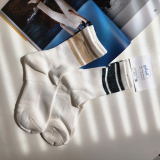 [사이즈가 있는 양말 필로이] 여자 골프 스포츠 중목 양말 2족 세트【 S, M, L 】3가지 사이즈 — 5점을 준 리뷰어가 2022년 9월 올린 사용 사진