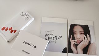 데싱디바 글레이즈 젤네일 크레이지 레드 가을 컬렉션_4종 중 택 1 — 5점을 준 리뷰어가 2021년 9월 올린 사용 사진