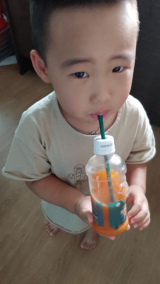 탐라원 무농약 당근과즙으로 건강한 당근주스, 당근몬딱주스 — 5점을 준 리뷰어가 2021년 8월 올린 사용 사진