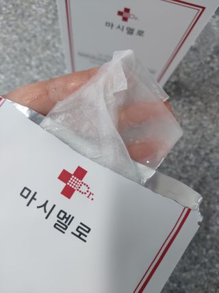 닥터마시멜로 마블러스 멀티 클리닉 마스크 — 5점을 준 리뷰어가 2021년 2월 올린 사용 사진