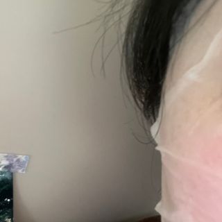 비프리코스메틱 더블아이스진정마스크팩 5매 — 5점을 준 리뷰어가 2023년 3월 올린 사용 사진