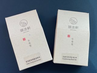 두류헌 샴푸바+컨디셔닝 린스바 머리가꿈세트 — 5점을 준 리뷰어가 2022년 5월 올린 사용 사진