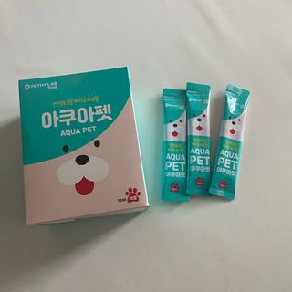 펫시랩 반려견용 액상 프리바이오틱스 아쿠아펫 — 4점을 준 리뷰어가 2020년 12월 올린 사용 사진