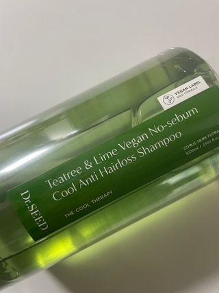 닥터시드 티트리 앤 라임 비건 지성케어 쿨 탈모 샴푸 (1000ml) — 4.5점을 준 리뷰어가 2023년 12월 올린 사용 사진