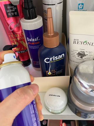 달리프 글램 샤이닝 스프레이 150ml — 5점을 준 리뷰어가 2021년 2월 올린 사용 사진