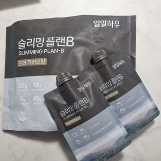 일일하우 슬리밍 플랜B 고소한 귀리맛, 진한 카카오맛 (체중조절식) — 5점을 준 리뷰어가 2023년 6월 올린 사용 사진