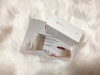 [미릴] 맑음빛 레드빈 브라이트닝 앰플 — 4점을 준 리뷰어가 2021년 1월 올린 사용 사진