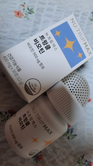 뉴트립맥스(NUTRIPMAX) 뉴트립맥스 트윙클 비오틴 400mg 30정 1개월분 — 5점을 준 리뷰어가 2021년 7월 올린 사용 사진