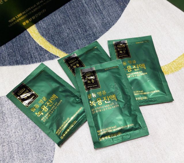 광동 명품 녹용진액 50mL x 30포 리뷰 사진