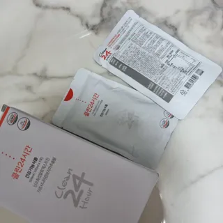 클린24시간 1BOX(5포) + 전용보틀(500ml) — 5점을 준 리뷰어가 2022년 10월 올린 사용 사진