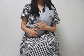 베베누보 다이얼핏 밀착 아기띠 더 이지슬링 Lv1 — 5점을 준 리뷰어가 2021년 6월 올린 사용 사진