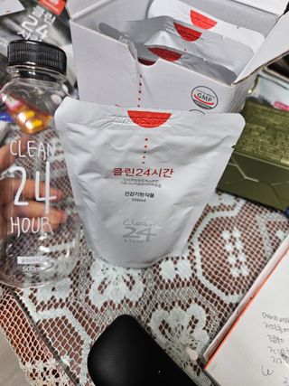 클린24시간 1BOX(5포) + 전용보틀(500ml) — 5점을 준 리뷰어가 2023년 5월 올린 사용 사진