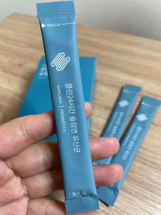 클린24시간 슬림앤유산균 1박스 (3.5g X 15포) — 4점을 준 리뷰어가 2022년 11월 올린 사용 사진