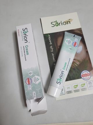 건선/아토/습진/민감성 피부 천연보습진정크림 소리온 크림 & 센시티브 크림 50g — 5점을 준 리뷰어가 2022년 1월 올린 사용 사진