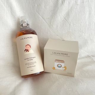 라라앤모어 유아 액체세제+세탁기클리너 — 5점을 준 리뷰어가 2022년 3월 올린 사용 사진