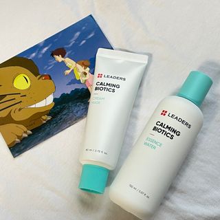 리더스코스메틱 리더스 카밍 바이오틱스 #1등 진정 기획세트 [에센스 워터150ml + 크림 마스크80ml] — 5점을 준 리뷰어가 2022년 9월 올린 사용 사진