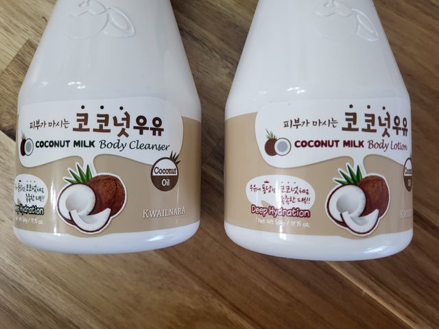 [과일나라] 피부가 마시는 코코넛우유 바디클렌저&바디로션 리뷰 사진