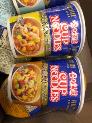 NISSIN 닛신 컵누들  4종 - 씨푸드오리지날, 씨푸드 스파이시, 씨푸드 커리, 씨푸드 XO소스 — 5점을 준 리뷰어가 2022년 5월 올린 사용 사진