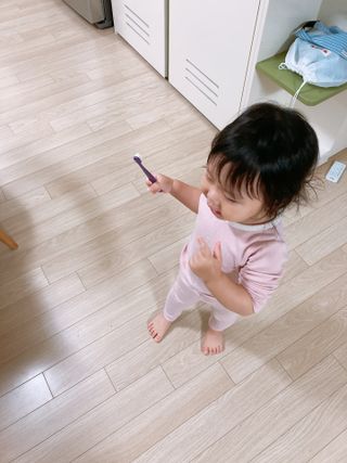 [심폐소생소] 무불소 임산부 천연 치약 — 4점을 준 리뷰어가 2021년 11월 올린 사용 사진