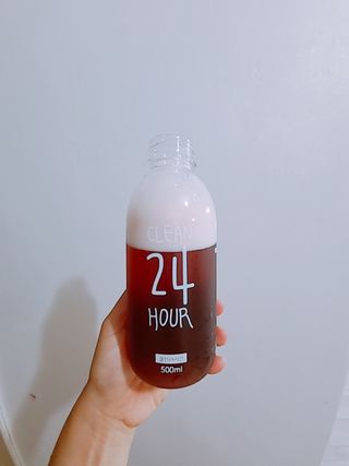 클린24시간 1BOX(5포) + 전용보틀(500ml) — 4.5점을 준 리뷰어가 2022년 7월 올린 사용 사진