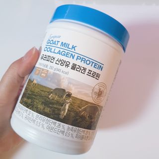 메이준뉴트리 유러피언 산양유 콜라겐 프로틴 — 5점을 준 리뷰어가 2021년 6월 올린 사용 사진