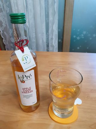[유픽] 발효가 만든 청량한 산미, 르프레 애플사이다 비네거 1병 — 4점을 준 리뷰어가 2021년 2월 올린 사용 사진