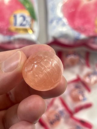 청포도캔디 복숭아캔디 — 5점을 준 리뷰어가 2022년 11월 올린 사용 사진
