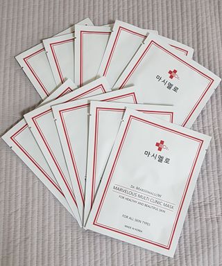 닥터마시멜로 마블러스 멀티 클리닉 마스크 — 4.5점을 준 리뷰어가 2021년 2월 올린 사용 사진