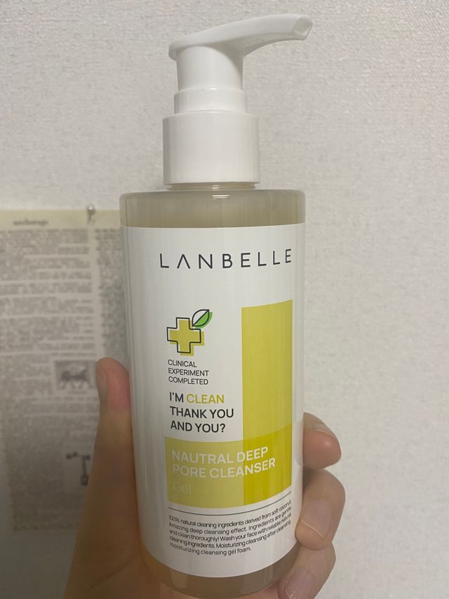 랑벨 내츄럴 딥 포어 클렌저 210ml (저자극 약산성 천연 클렌징 젤) 리뷰 사진