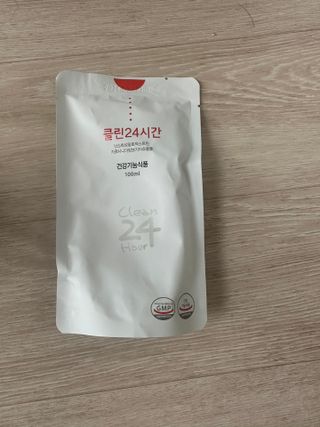 클린24시간 1BOX(5포) + 전용보틀(500ml) — 5점을 준 리뷰어가 2023년 1월 올린 사용 사진