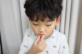청포도캔디 복숭아캔디 — 5점을 준 리뷰어가 2022년 11월 올린 사용 사진