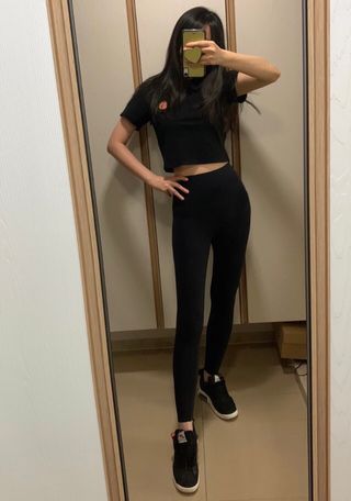 [딕시] 힙 플랙션 레깅스 HIP FLEXION Leggings — 5점을 준 리뷰어가 2022년 5월 올린 사용 사진