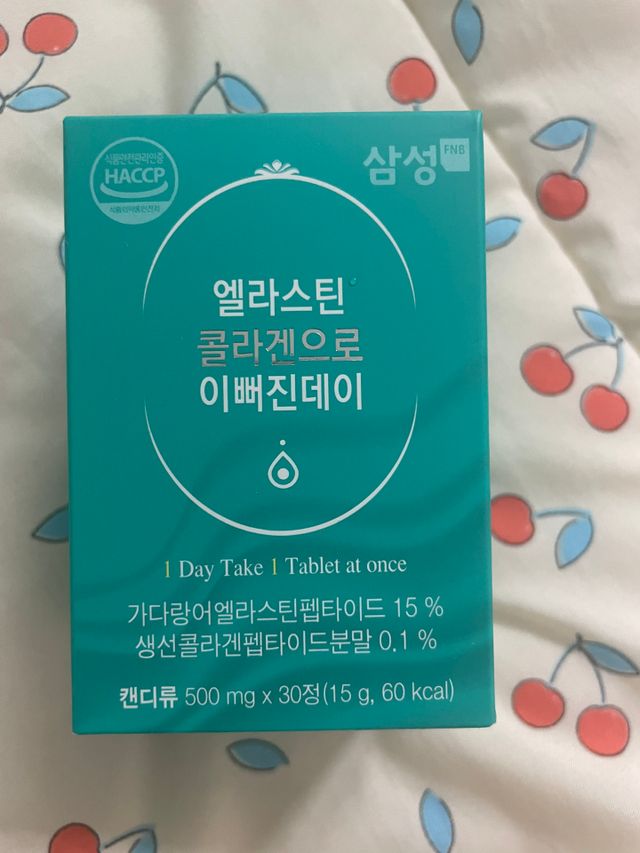 엘라스틴 콜라겐으로 이뻐진데이 500mg x 30정 리뷰 사진
