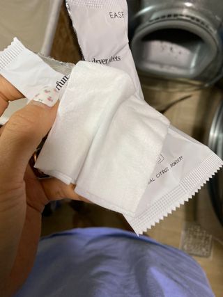 [이즈라이프코스메틱] 퍼퓸 드라이어 시트 히노끼향  or 블랑향 2중 택1 30매 — 3.5점을 준 리뷰어가 2021년 5월 올린 사용 사진