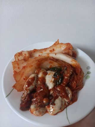 셰프애찬 별미김치 굴겉절이 1kg — 5점을 준 리뷰어가 2022년 12월 올린 사용 사진
