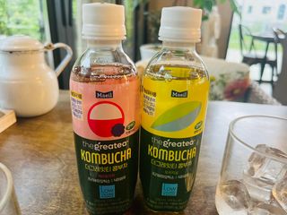 더그레잇티 콤부차 [매일유업] 더그레잇티 44kcal 콤부차 300ml *12개입 (오리지널 6개+베리리치 6개) — 4점을 준 리뷰어가 2023년 7월 올린 사용 사진