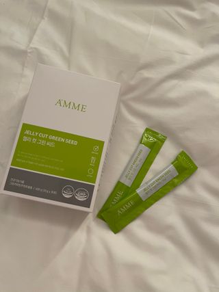 아므_이너뷰티 아므 젤리 컷 그린 씨드 10개입 — 5점을 준 리뷰어가 2021년 3월 올린 사용 사진