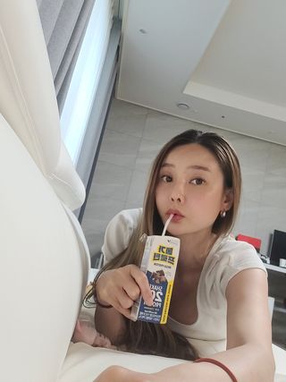 바디랩 프로틴음료 단백질쉐이크 메가프로틴 — 4.5점을 준 리뷰어가 2022년 4월 올린 사용 사진