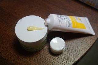 랑벨 비타 에너지 잡티 크림 75ml (피부 속 기미완화크림) — 5점을 준 리뷰어가 2022년 5월 올린 사용 사진