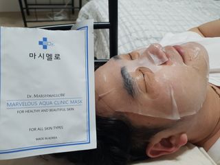 닥터마시멜로 닥터마스멜로 마블러스 아쿠아 클리닉 마스크 — 5점을 준 리뷰어가 2021년 5월 올린 사용 사진