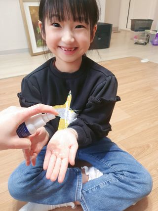 셀바이져 항균 스프레이 핸드워시 + 키즈세정제 SET — 5점을 준 리뷰어가 2021년 2월 올린 사용 사진