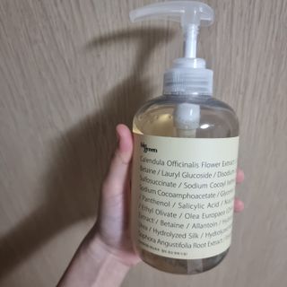 빅그린 안티 헤어로스 탈모 카렌듈라 바이옴 샴푸 500ml (지성두피용) — 5점을 준 리뷰어가 2022년 8월 올린 사용 사진